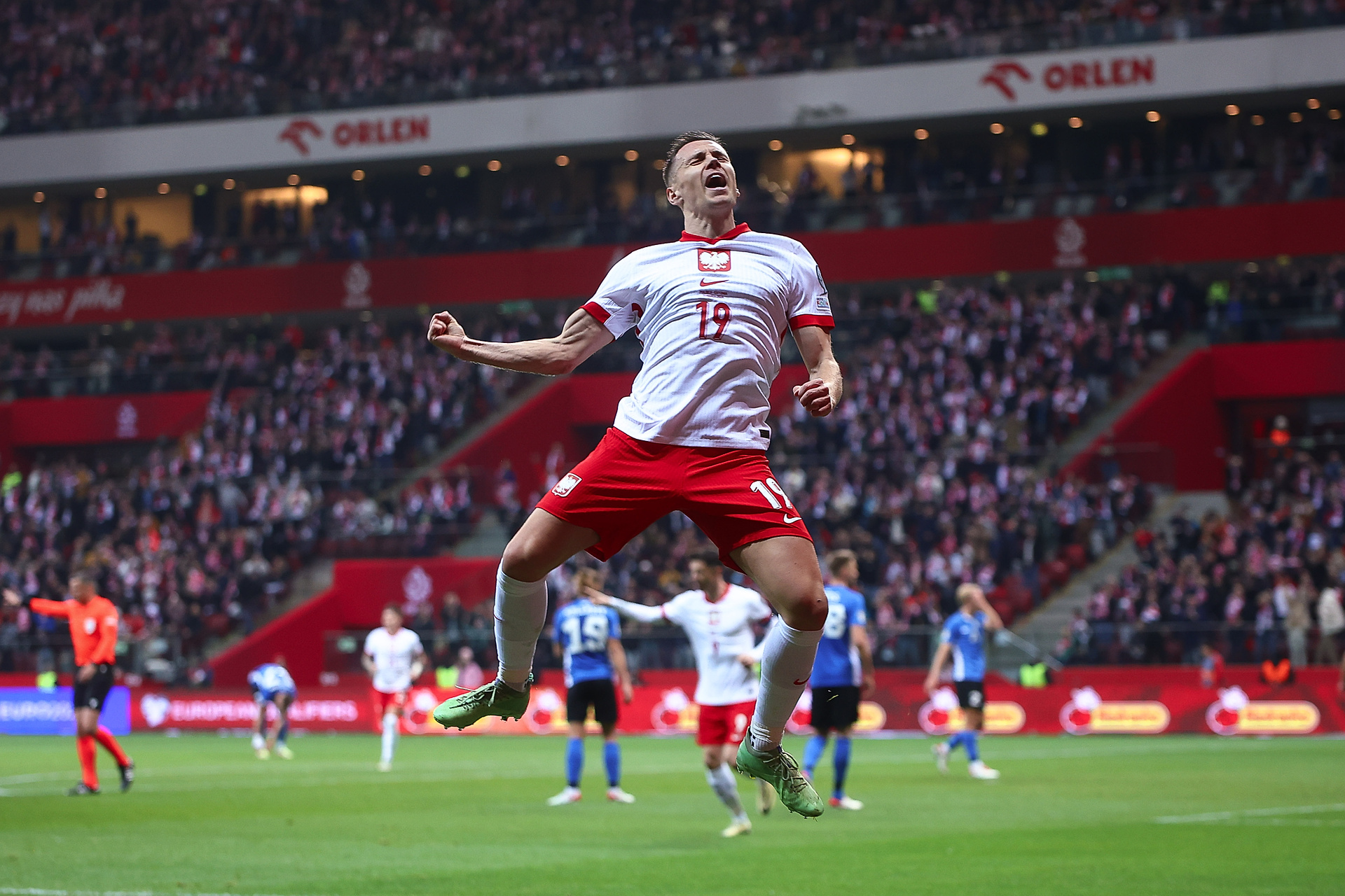 Reprezentacja Polski prowadzi z Estonią 1:0.