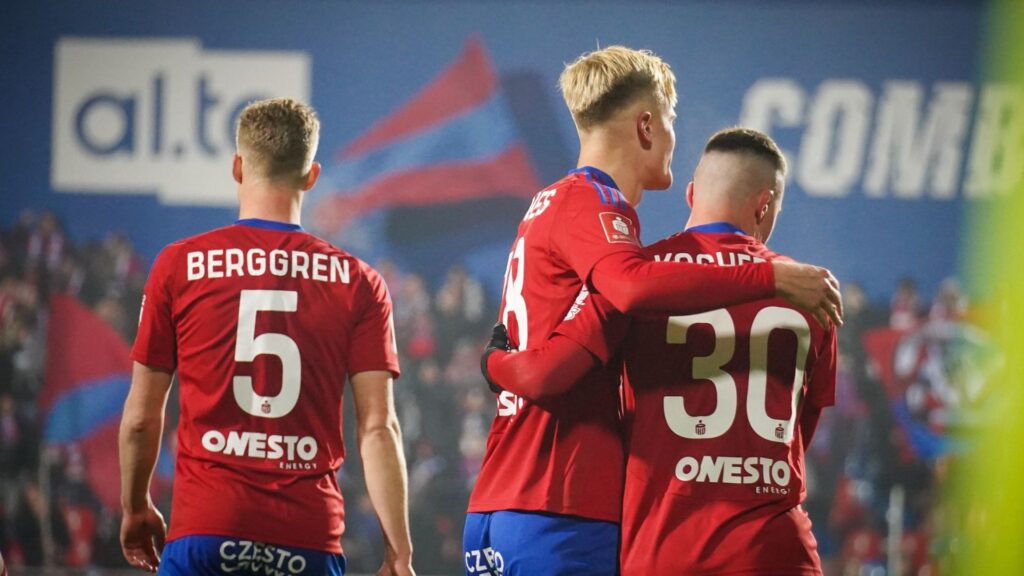 Raków Częstochowa wygrywa w Gliwicach. Bohaterem Braut Brunes. (Wideo)