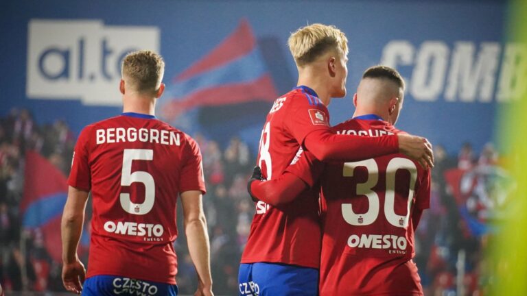 Raków Częstochowa wygrywa w Gliwicach. Bohaterem Braut Brunes. (Wideo)