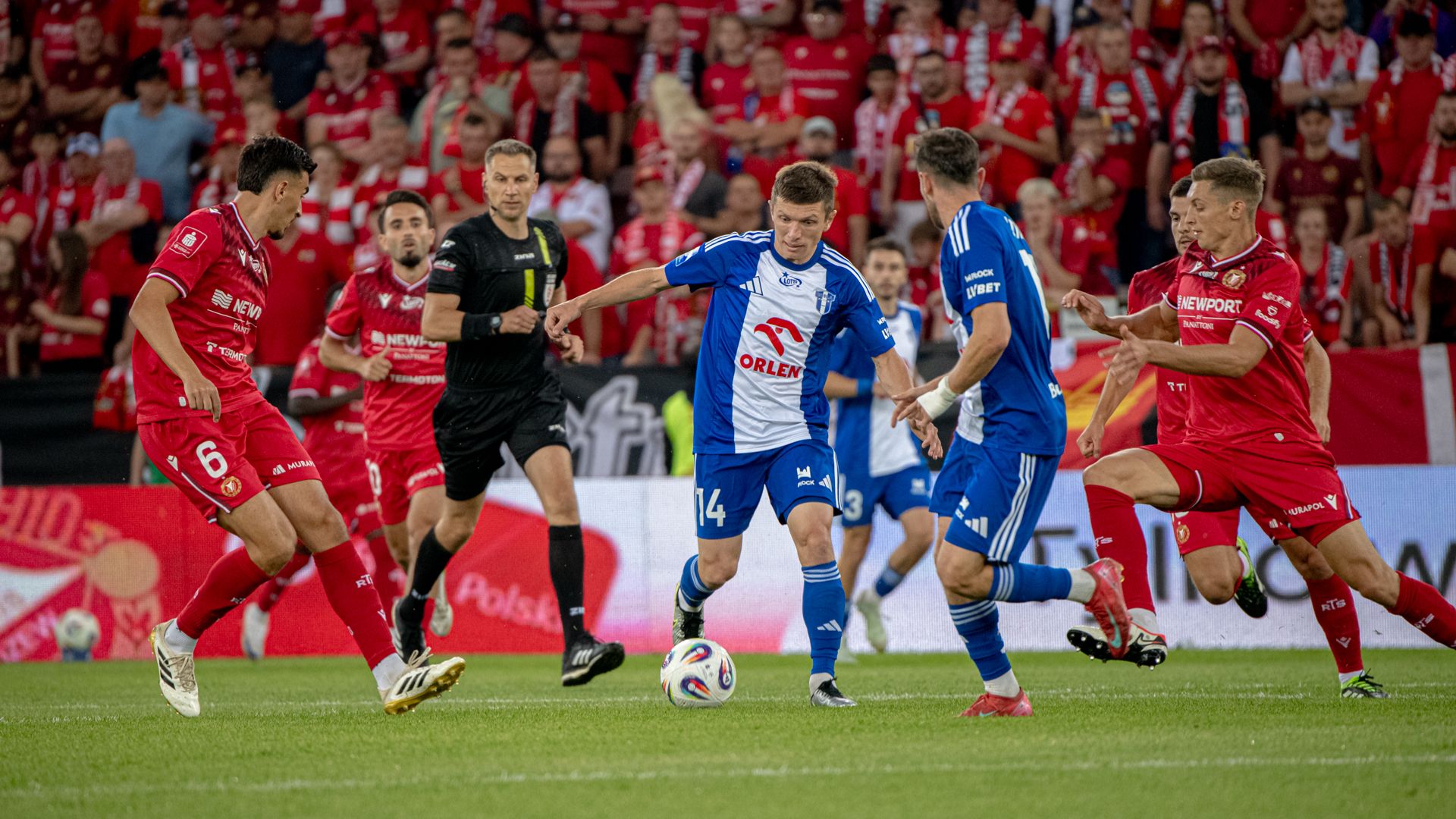 Widzew Łódź podzielił się punktami z Wisła Płock. (Wideo)