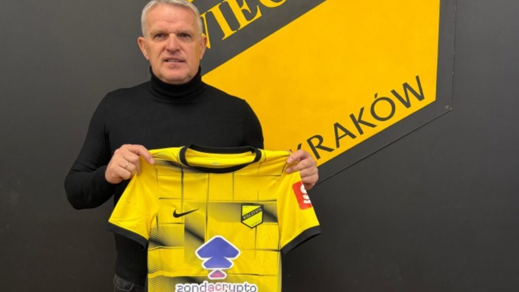 Wieczysta Kraków zaprezentowała nowego szkoleniowca